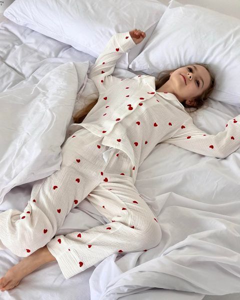 Пижама из муслина для девочек &laquo;Amore&raquo;, COSY M252P5453 фото