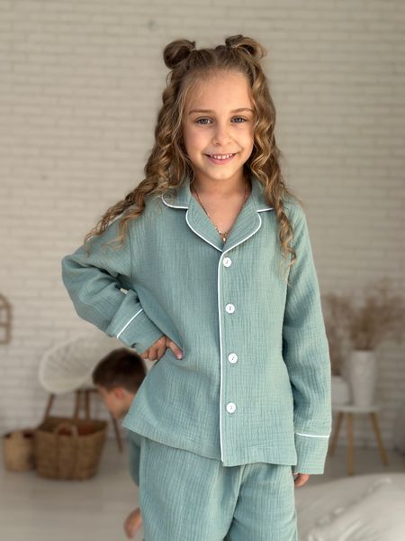 Детская пижама из муслина &laquo;Viva&raquo; (рубашка длинный рукав + штаны), COSY VIMUE5453 фото